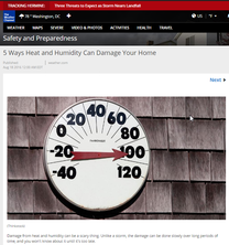 Protect your home from heat and humidity article featuring Les Thorpe